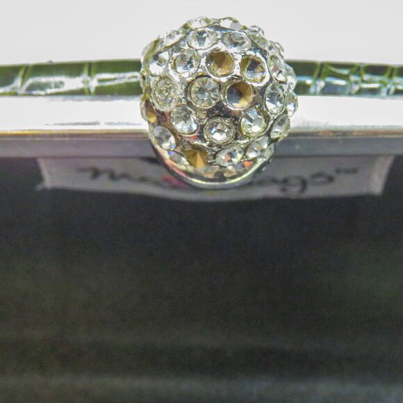 Mad Bags Vintage Clutch Shoulder Bag Green Crocodile Texture Leather Retro Bag - Picture 9 of 11